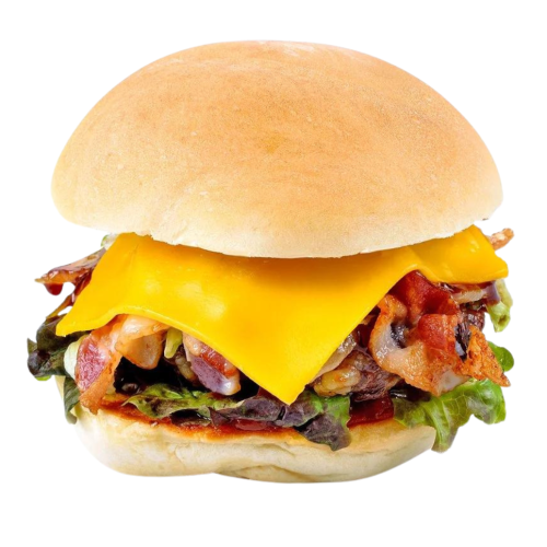 Buger,ham ,cheese (thịt nguội ,phô mai)